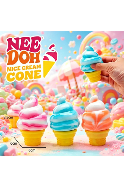 UĞURDAN Külah Dondurma Sukuşi Needoh Stres Oyuncağı Squishy Yumuşak Sıkma Oyu...