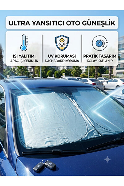 point marketing 140x79 cm Parasolar pliabil pentru parbrizul mașinii Parasola...