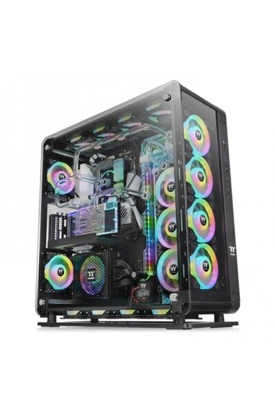 THERMALTAKE Carcasă Core P8 TG Turn complet Negru