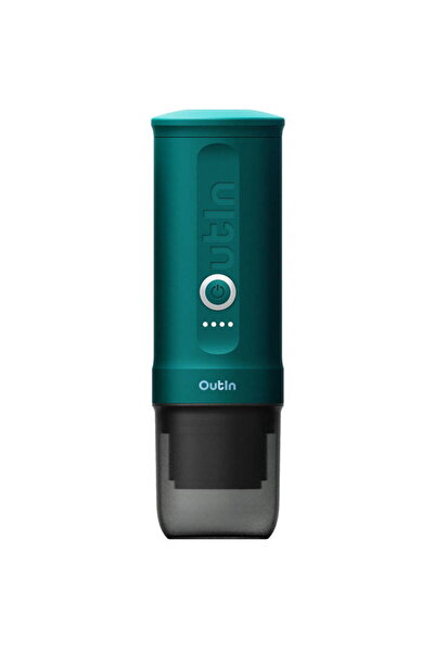 Outin Espressor Portabil Nano, 80W, 20 Bar, USB-C, Baterie 7500mAh, 4 Cesti/I...