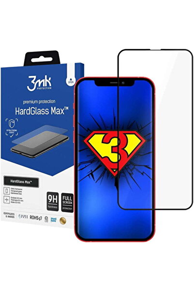 3MK Σκληρυμένο γυαλί HardGlass Max Finger Print για iPhone 13 Pro Max Μαύρο