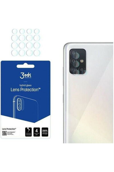 3MK Camera Lens Protection Film (set of 4 pieces) for Samsung Galaxy A52 / A5...