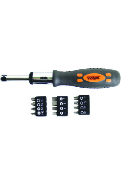 Gadget Set maner surubelnita cu clichet +biti 13 piese GD
