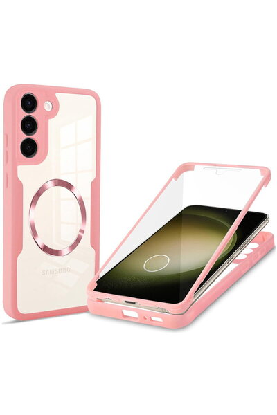 Techsuit Husa pentru Samsung Galaxy S23 Plus + Folie - ColorVerse 360 MagSafe...