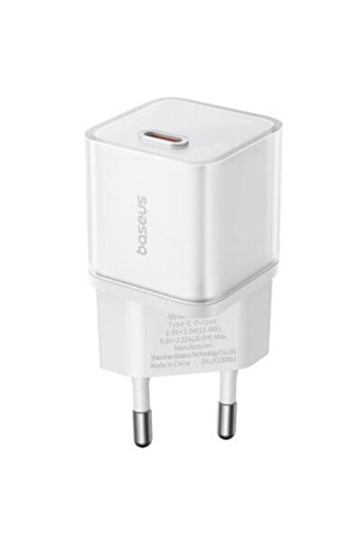 Baseus GaN5S, Tip-C, 20W Alb