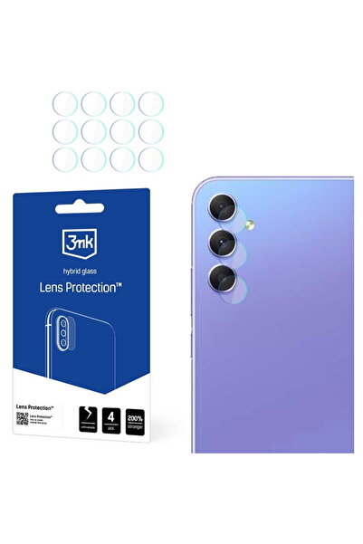 3MK Folie pentru Samsung Galaxy A35 / A55 5G (set 4) - Protecție lentile - Tr...