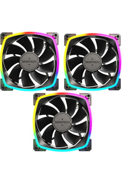 MONTECH RX120 PWM 3 in 1 Negru
