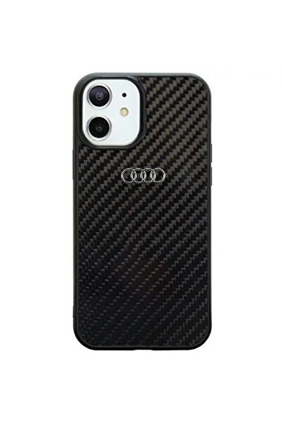 Audi Ανθρακονήματα iPhone 11 / Xr 6.1 "   μαύρο/μαύρο σκληρή θήκη AU-TPU...