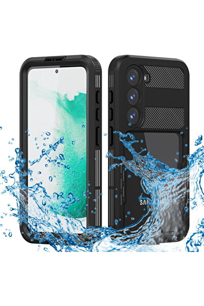 ShellBox Husă pentru Samsung Galaxy S23 - Carcasă impermeabilă IP68 - Negru