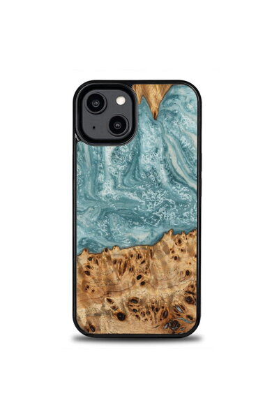 Other Carcasă din lemn și rășină pentru iPhone 15 Plus Bewood Unique Uranus -...