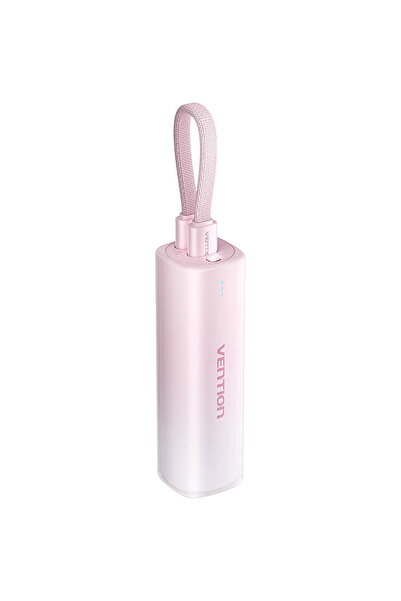 Vention FHWR0 5000 mAh 20W + cablu USB-C la Lightning Roz