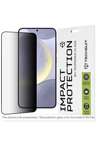 Techsuit Folie pentru Xiaomi Redmi A3 - 111D Privacy Full Glue - Black