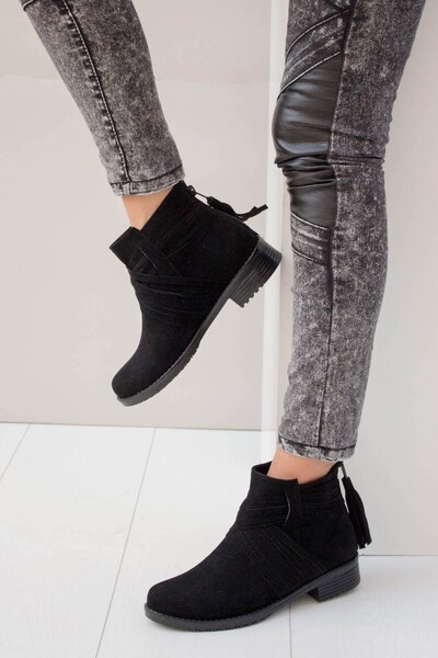 Fox Shoes Cizme negre de damă A726192602