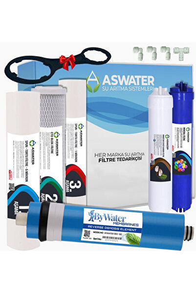 As Water Açık Kasa Su Arıtma Cihazı Aw 6'lı Aşamalı Filtresi Seti Mineral