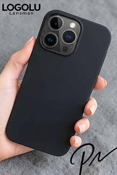 Launch Soft Velvet Inside Silicone Cover with Iphone 14 PRO Compatible Case Logo