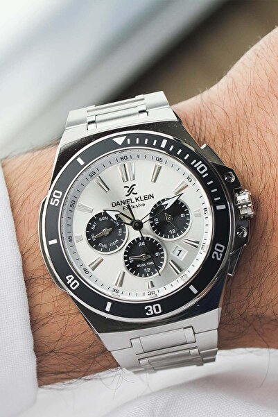 Daniel Klein ساعة يد رجالية بسوار فولاذي DK457292