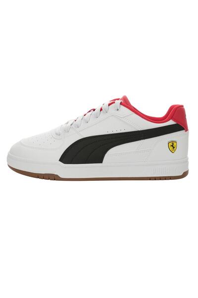 Puma حذاء رياضي رجالي من فيراري كافين III باللون الأبيض 30919701