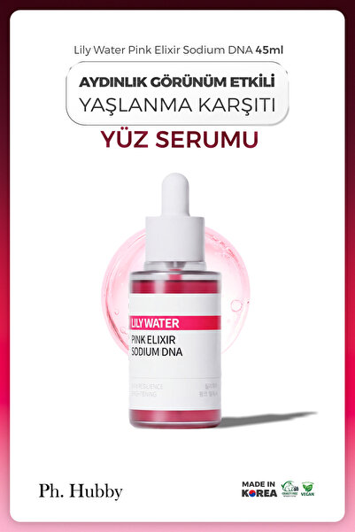 Ph. Hubby Kore Yüz Serumu PDRN (Sodium DNA) İçeren Pembe Aydınlatıcı Yaşlanma...