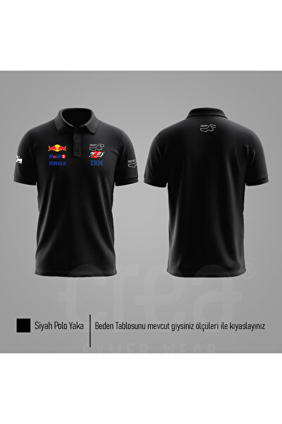 Crea Eymer Wear Formula Türkiye -Regular Fit Polo Neck T-Shirt Black
