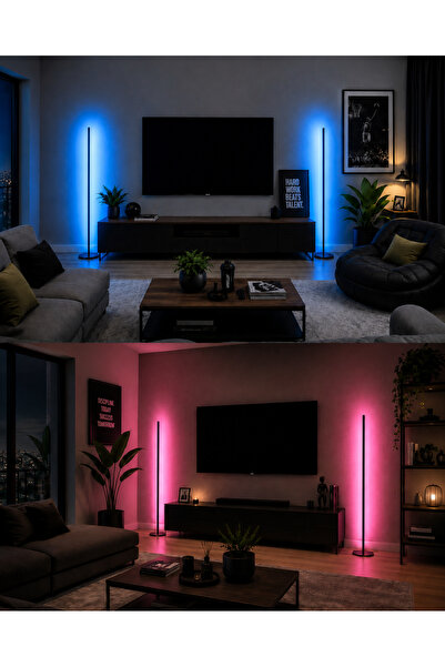 neeko Sondra -Sese ve Müziğe Duyarlı - Kumandalı -Oda Aydınlatma Sistemi Full Rgb- Çok Özellik 150 cm
