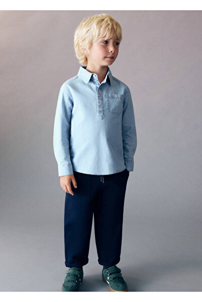 MANGO Baby Jeanshemd mit Taschen