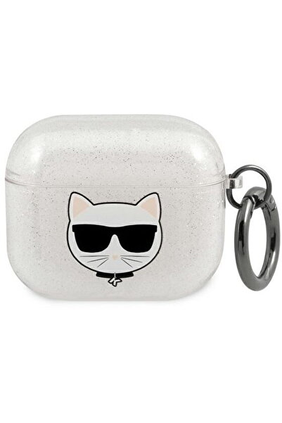 Karl Lagerfeld KLA3UCHGS AirPods 3 cover srebrny/silver Glitter Choupette