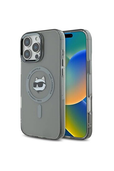 Karl Lagerfeld Husa pentru iPhone 16 Pro - IML MagSafe (KLHMP16LHLSCHK) - Met...