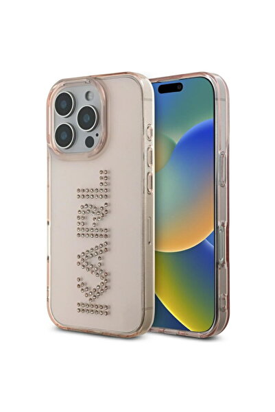 Karl Lagerfeld Husa pentru iPhone 16 Pro - IML Rhinestones (KLHCP16LHKLSTDCP)...