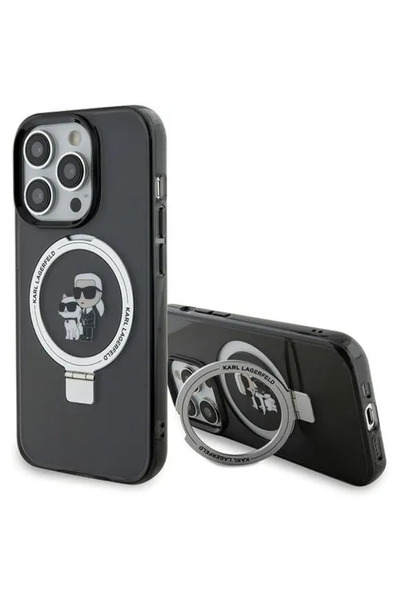 Karl Lagerfeld KLHMP15LHMRSKCK iPhone 15 Pro 6.1 "   negru/negru carcasă...