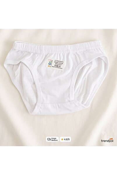 Poli Underwear ERKEK ÇOCUK BEYAZ SLİP 4Y,5Y
