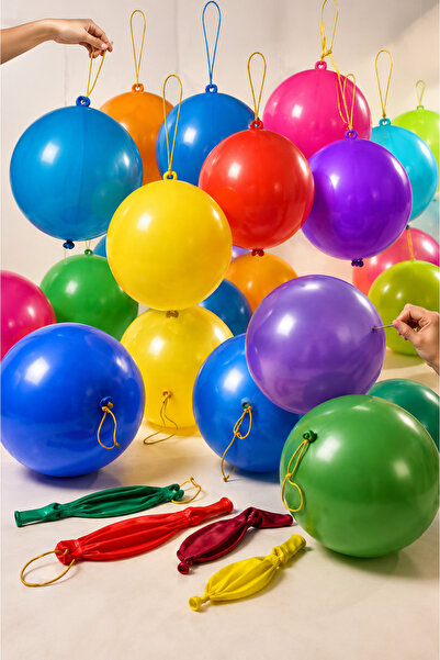taso8090 (5 ADET) LASTİKLİ ZIPZIP BALON (BÜYÜK BALON)