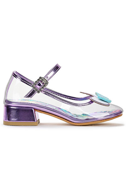 Kiko Kids Rosella Unicorn Kız Çocuk Topuklu Abiye Şeffaf Ayakkabı