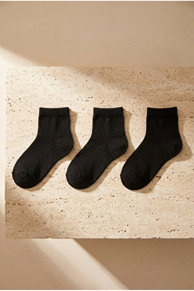 BONY SOCKS 3-pak Harold Bambus dečije čarape crne/crne/crne
