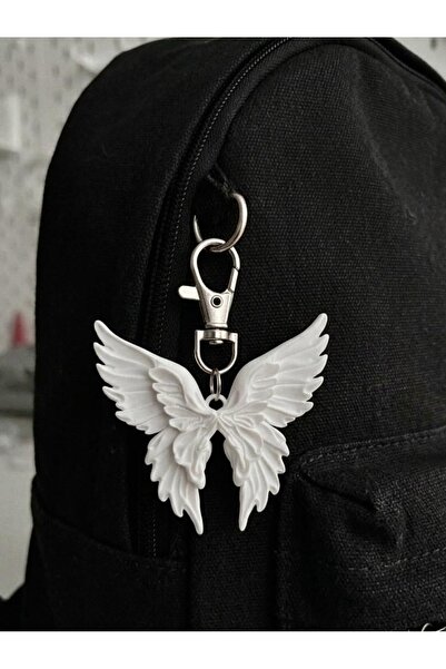 daligra Faiyrcore Angel Wing Bag Charm – White Bag Charm |   Aesthetic Bag Or...