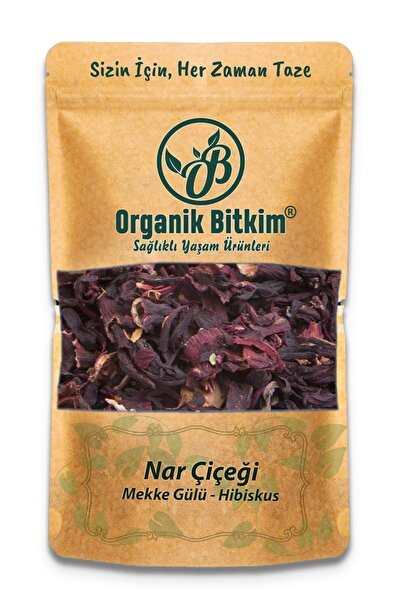 OB Organik Bitkim Nar Çiçeği (MEKKE-MEDİNE GÜLÜ) Hibiskus 100 gr