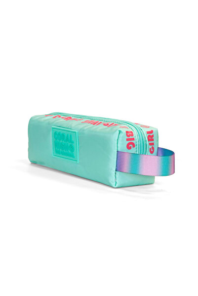 Coral High Water Green Purple Pencil Bag 21027