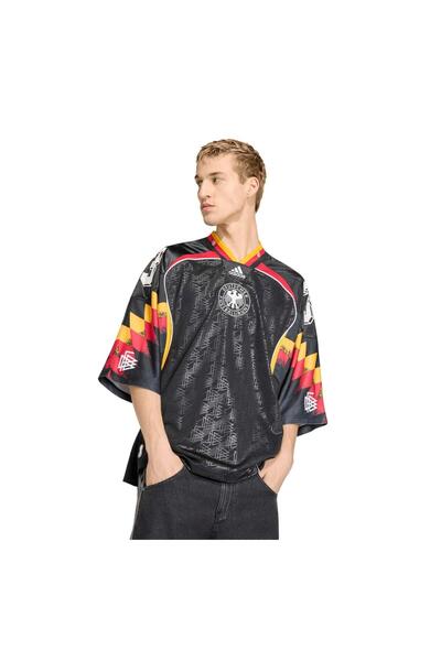 adidas Kd5980-E Bringback Remixed Germany Jsy Men's T-Shirt Black