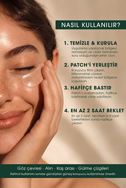 Koryo Advanced Retinol Microcone Patch :İnce Çizgi Karşıtı Mikroiğneli Yüz ve Göz Altı Onarıcı Bakım Bandı