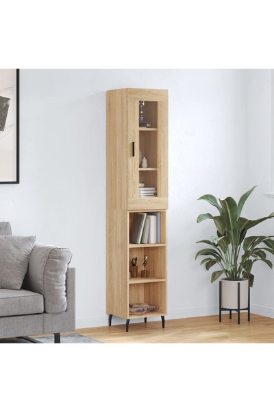 Concept Dulap înalt, stejar sonoma, 34,5x34x180 cm, lemn prelucrat