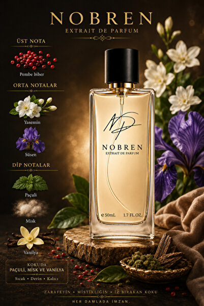 NOBREN C1 Kadın Parfüm 50 ml – Zarif ve Uzun Süre Kalıcı Çiçeksi Koku, Chance...