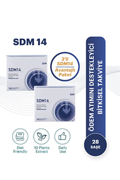 SDM GIDA 2'li Sdm14 - Ödem Atımını Destekleyen Takviye Edici Gıda