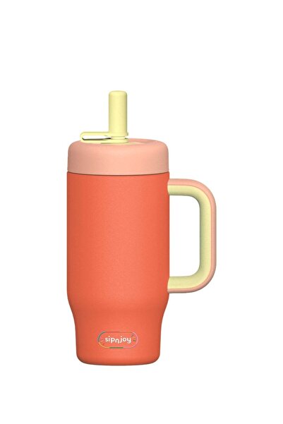 SipnJoy - Handlehug Tumbler 550 Ml - Turuncu 3000-550-02
