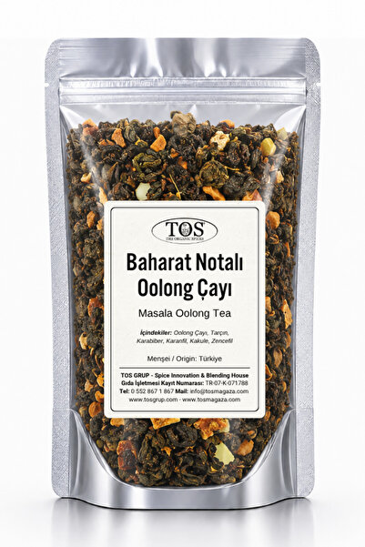 TOS The Organic Spices Baharat Notalı Masala Oolong Çayı 40 gr (1. Kalite) Sp...