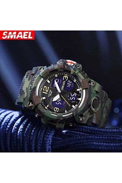 SMAEL 8076 Dijital Ve Analog Erkek Kol Saati