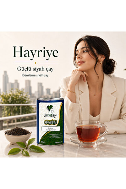 Safiş Çay Hayriye 80 gr | Demleme Siyah Çay | Günlük Çay Keyfi
