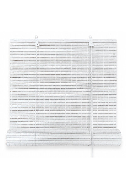 KOÇTAŞ Stilera Ahşap Stor Perde Beyaz 60X180 Cm