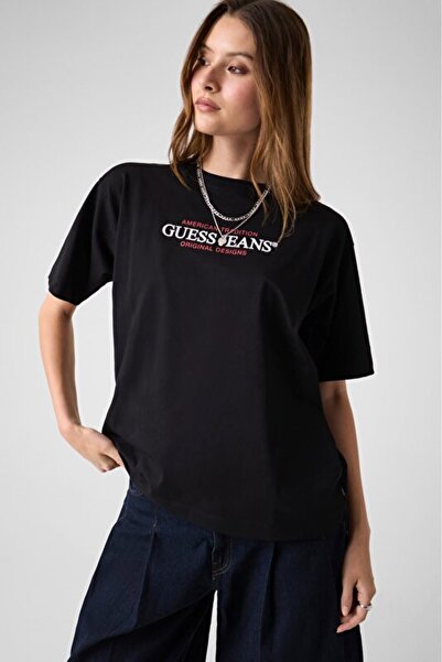 Guess Jeans Kadın Boxy Fit T-shirt