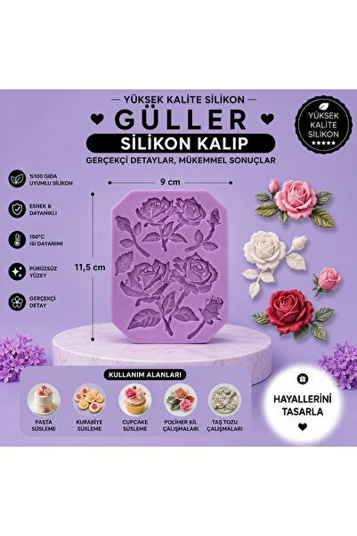 Dr.Paste Silikon Kalıp Güller 104251036271