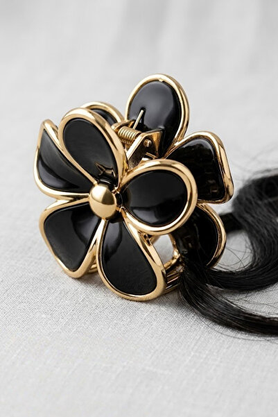 monalisatoka Lüks Seri 9 cm Daisy Papatya Mandal Toka - Gold Varaklı Tasarım