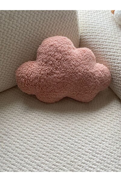 Suvolta Store Teddy Cloud Pillow - Decorative Pink Plush Kids Baby Room Throw...